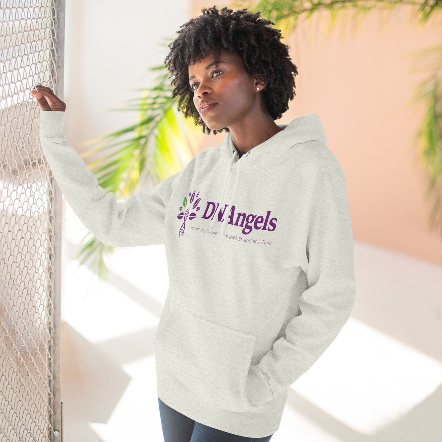 DNAngels Three-Panel Fleece Hoodie - Family Heritage