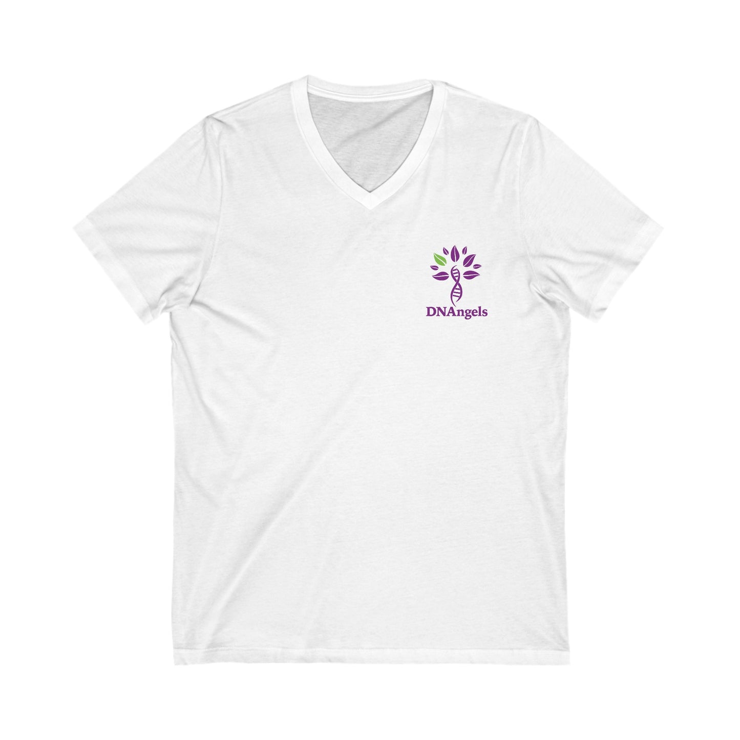 Unisex Jersey Short Sleeve V-Neck Tee