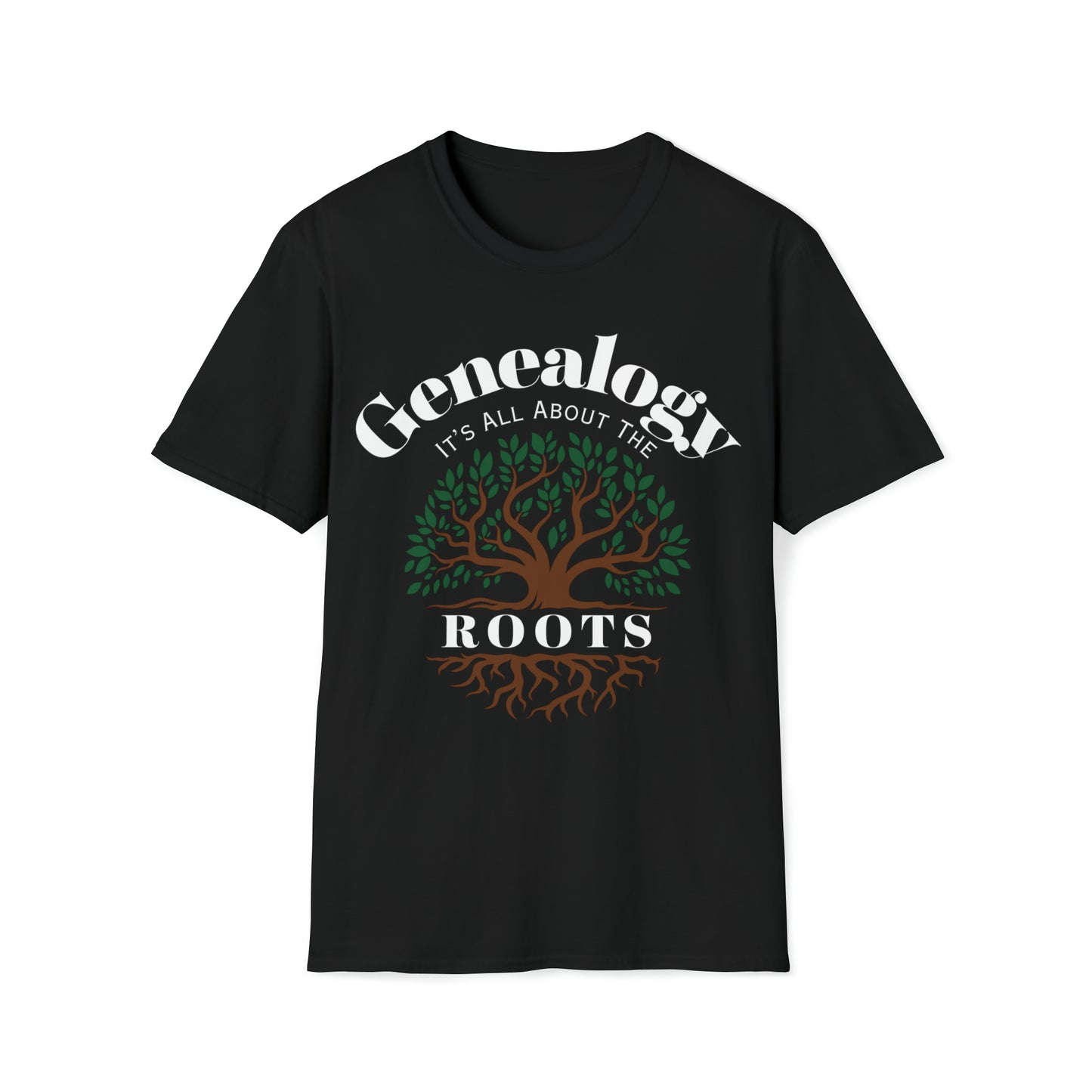 Genealogy-It's All About the Roots Softstyle T-Shirt