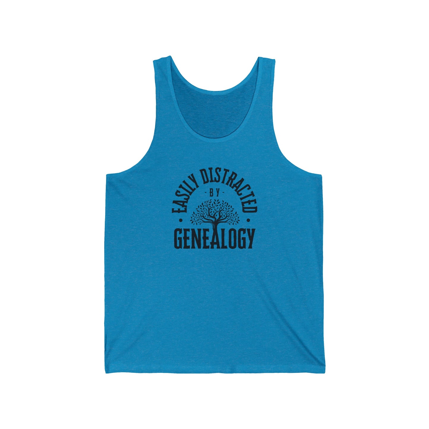 Easily Distracted by Genealogy Tank Top