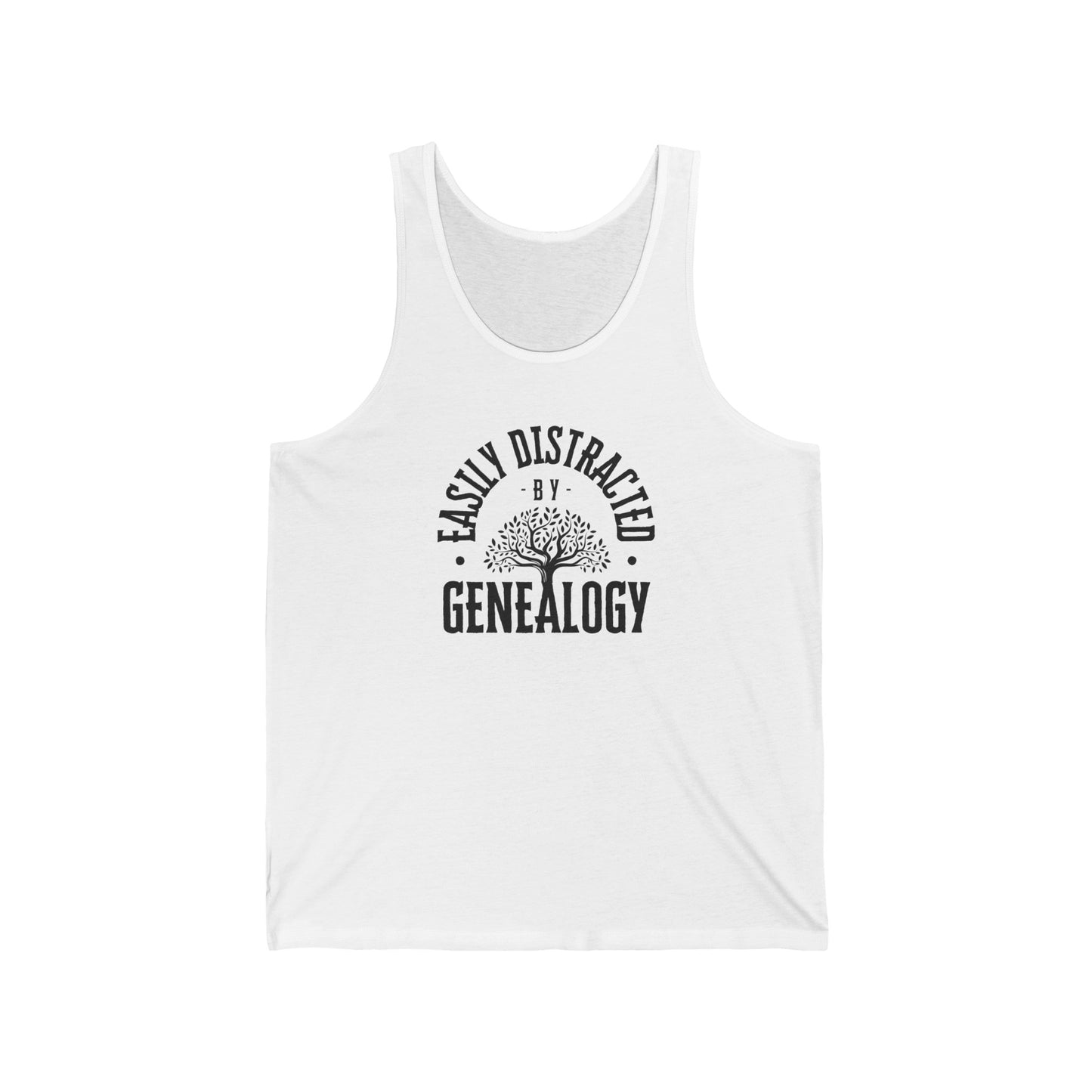 Easily Distracted by Genealogy Tank Top