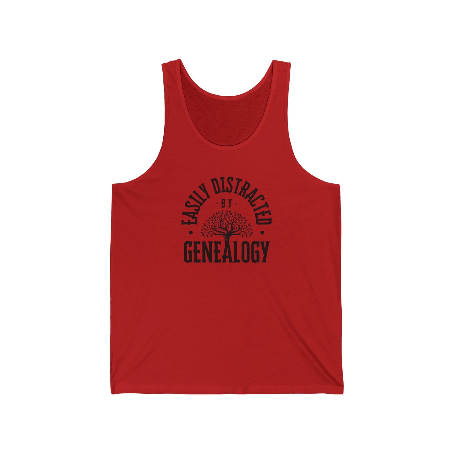 Easily Distracted by Genealogy Tank Top