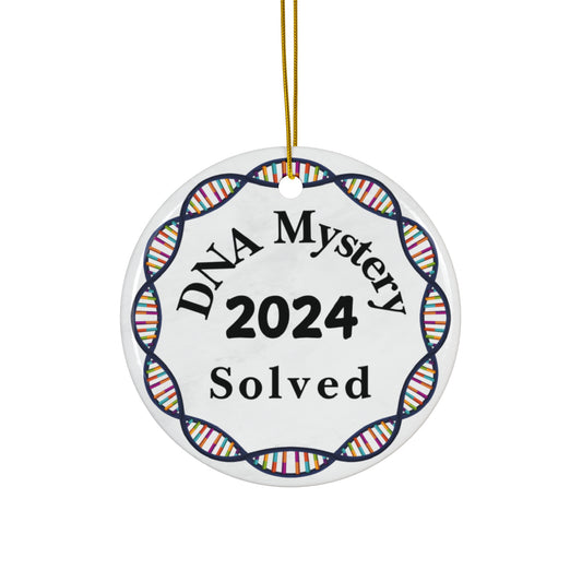 2024 DNA Mystery Solved Christmas Ornament