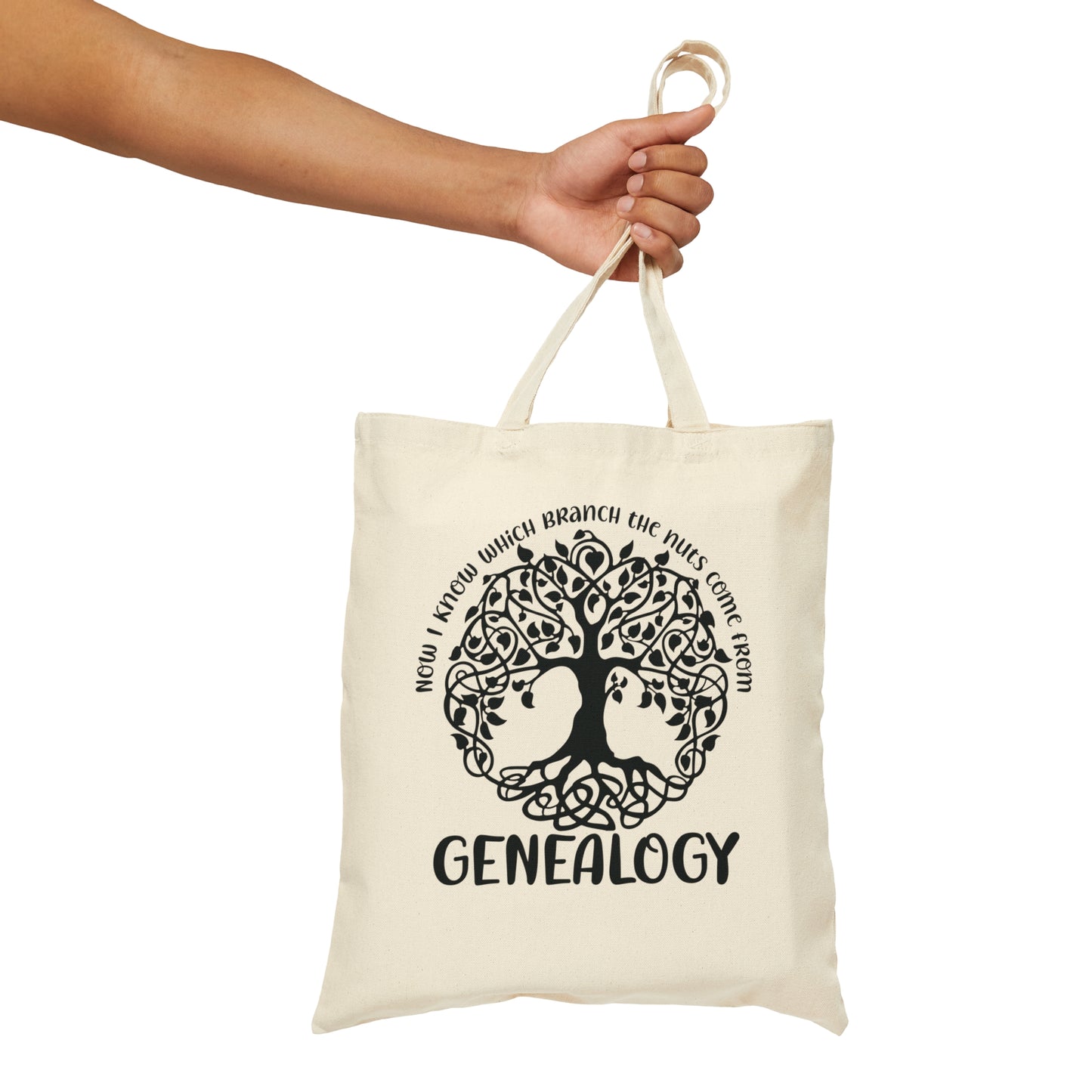 Genealogy Cotton Canvas Tote Bag