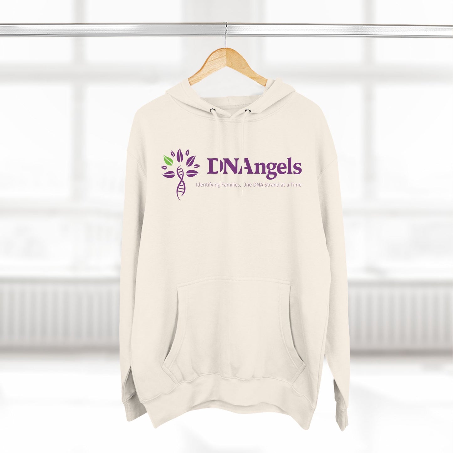 DNAngels Three-Panel Fleece Hoodie - Family Heritage