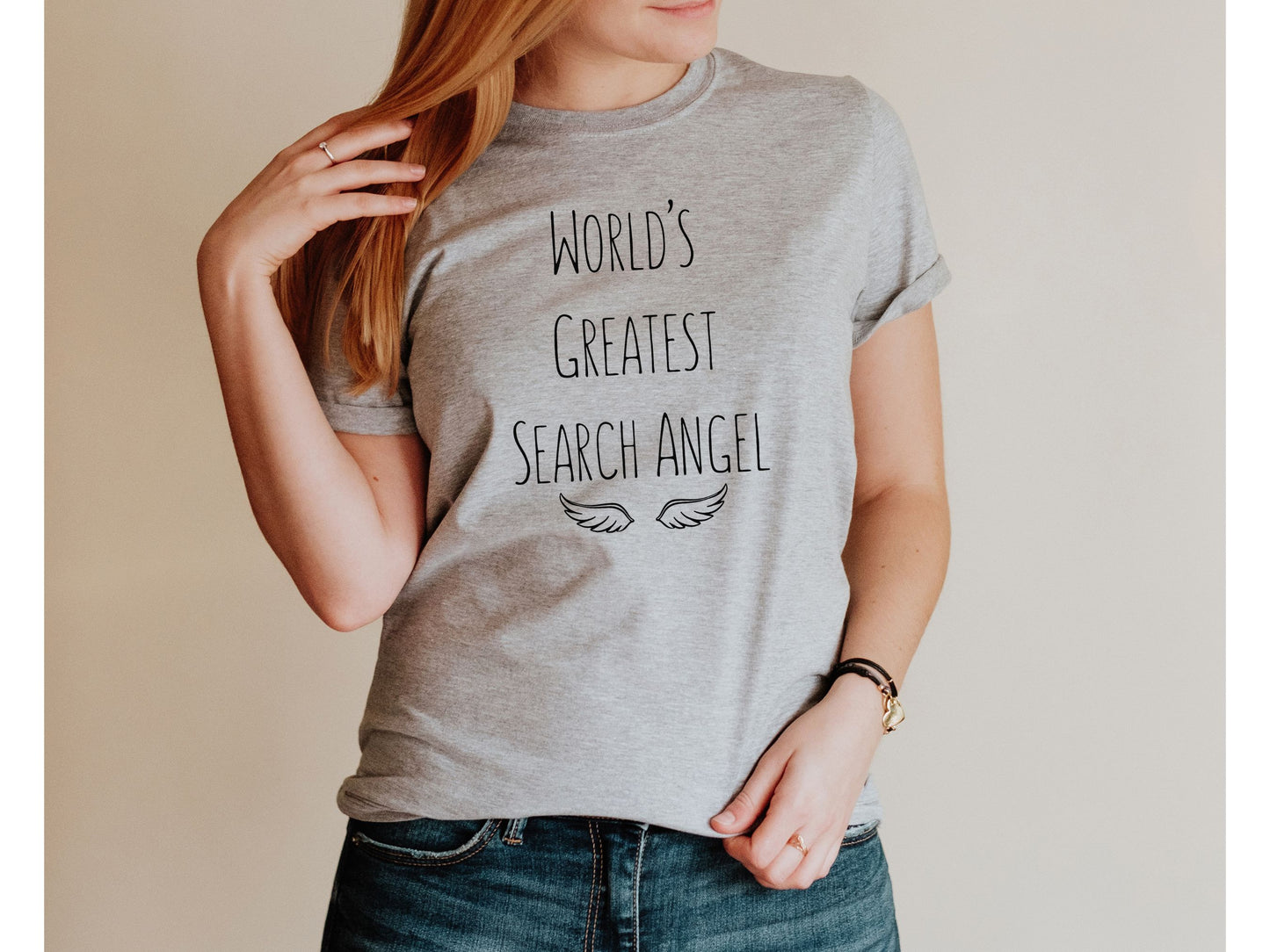 World's Greatest Search Angel T-shirt