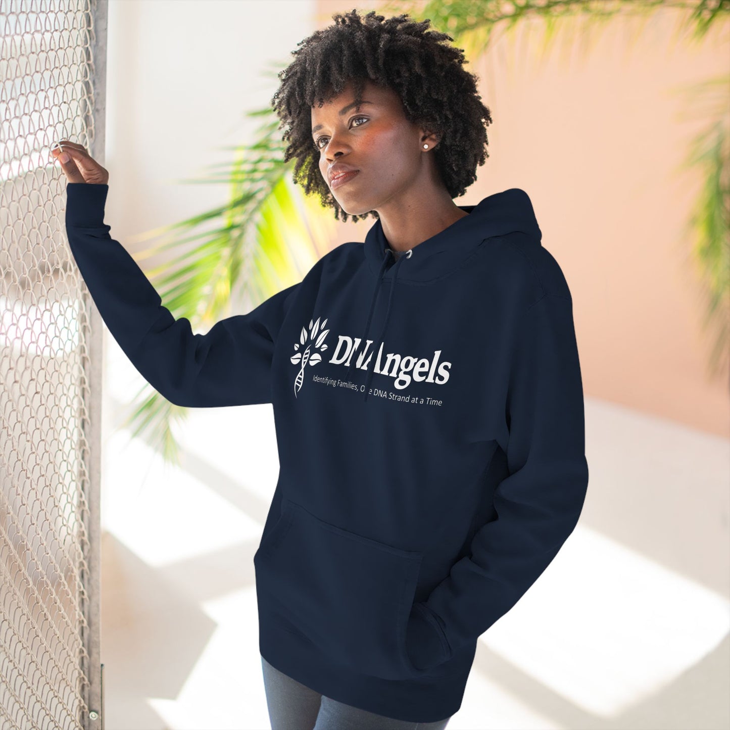 DNAngels Three-Panel Fleece Hoodie - Family Heritage