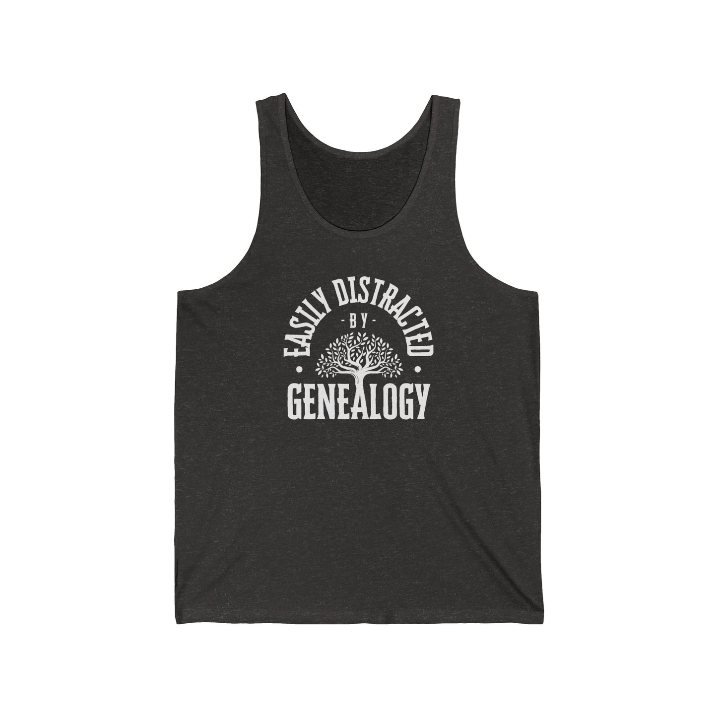 Easily Distracted by Genealogy Tank Top