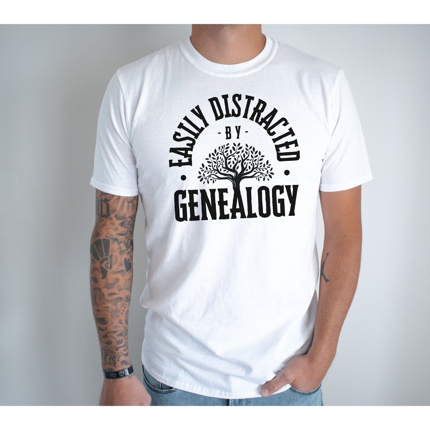 Easily Distracted by Genealogy T-Shirt