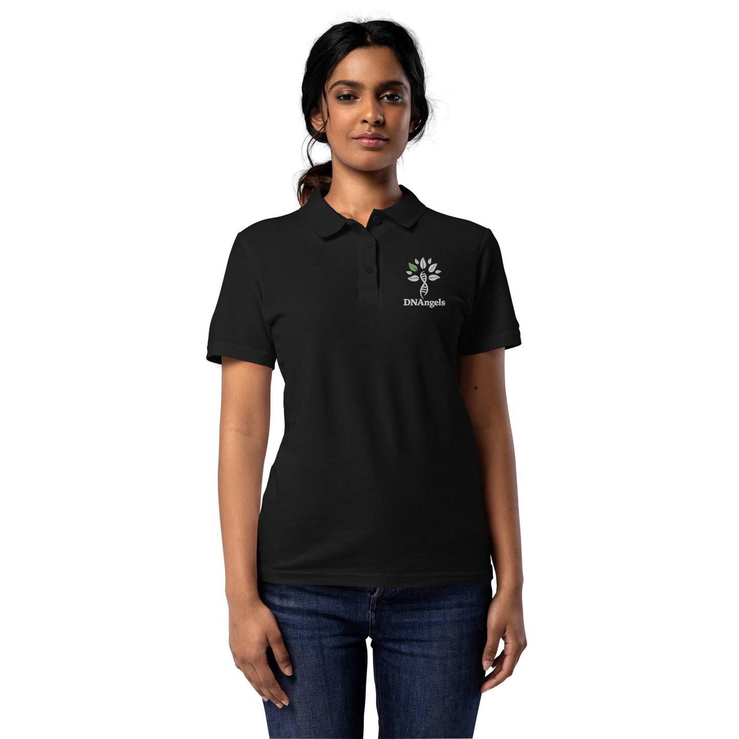 DNAngels Women’s Embroidered Polo